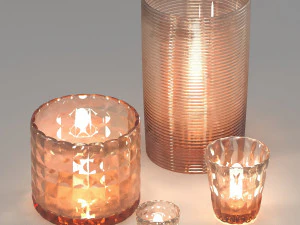 4 decora&ccedil;&atilde;o de vidro Modelo 3D