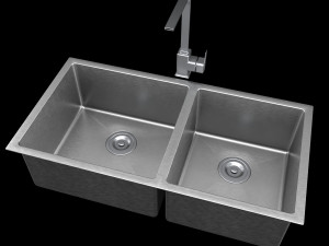 bellano hm4486bl stainless steel top mount 3D Model