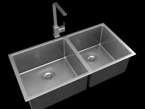 bellano hm4486bl stainless steel top mount 3D 模型