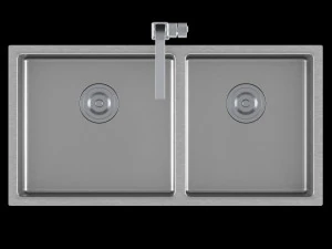 bellano hm4486bl supporto superiore in acciaio inossidabile Modello 3D