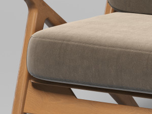 modern velvet furniture 2 person Modelo 3D