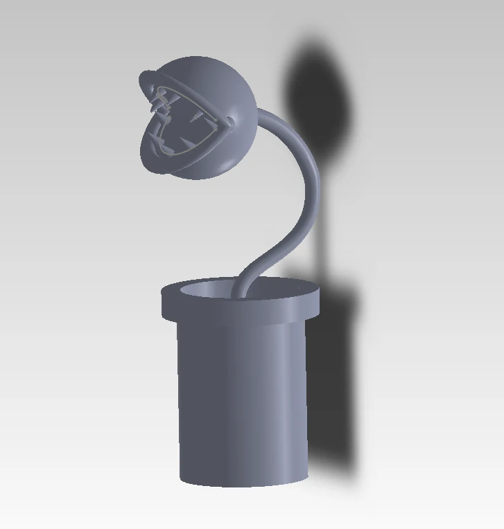 piranha plant 3D Print Model .c4d .max .obj .3ds .fbx .stl .blend 