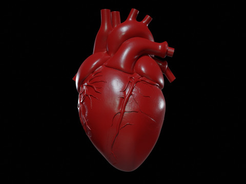 Heart Hipoly Impresión 3D