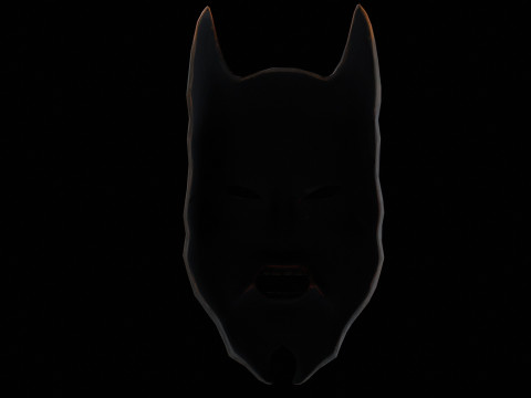 Japanese Spirit mask 1 Model 3D