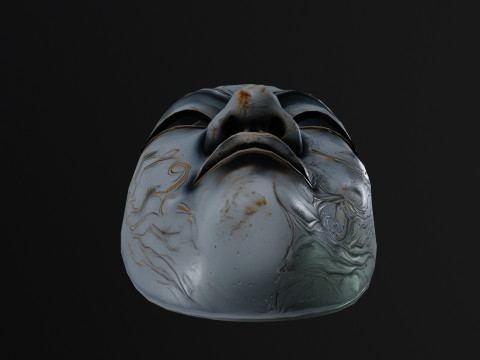 Japanese Spirit mask 2 3D 模型
