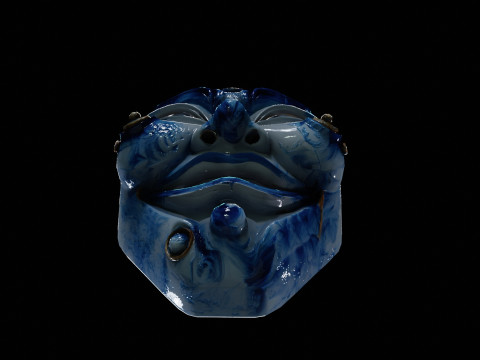 Japanese Spirit mask 3 3D Model