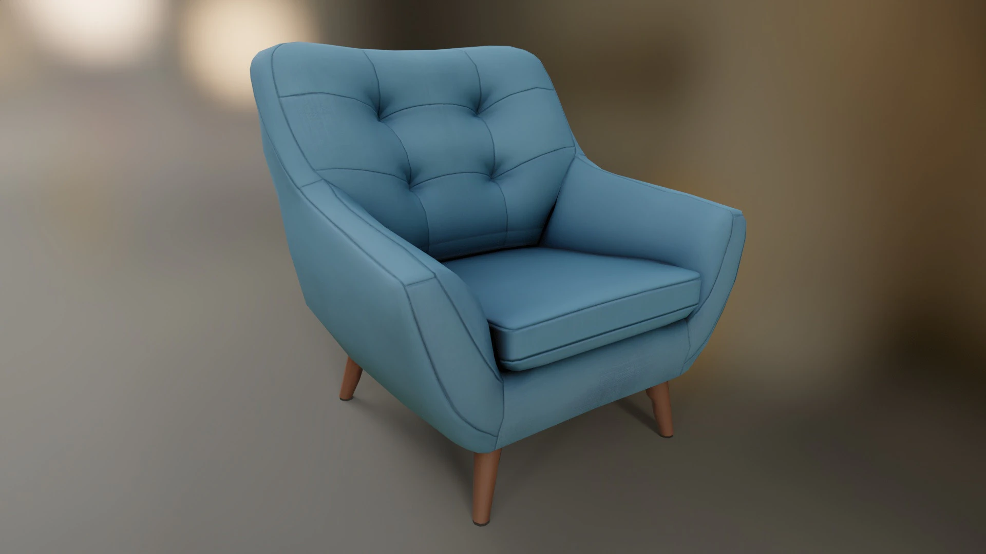 Chaire R-home 3D Model .c4d .max .obj .3ds .fbx .stl .blend 