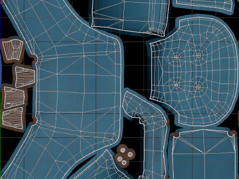 Chaire R-home 3D Model