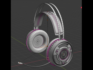sci fi headset 3D Model