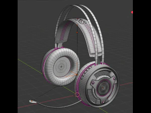 sci fi headset 3D Model