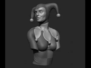 harley quinn bust 3d print ready 3D Print Model