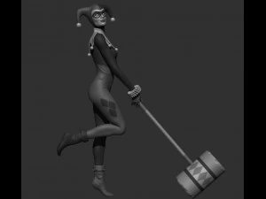 harley quinn 3D Print Model