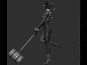 harley quinn Modelo de Impressão 3D