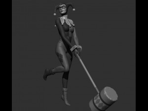 harley quinn Modelo de Impressão 3D