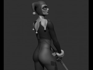 harley quinn Modelo de Impressão 3D