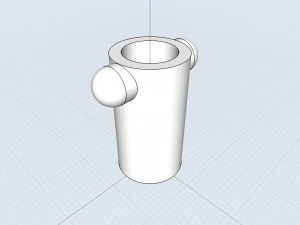 moen adapter 104409 3D Model