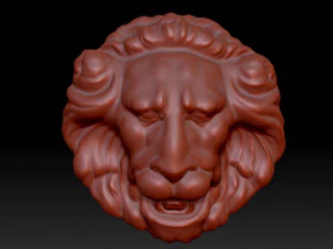 máscara de leão Modelo 3D