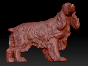 cachorro cocker spaniel Modelo 3D
