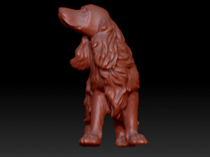 cocker spaniel dog 3D Model