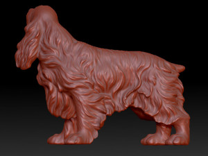 cocker spaniel dog 3D Model