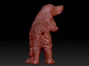 cocker spaniel dog 3D Model