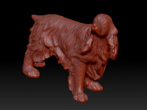 cocker spaniel dog 3D Model