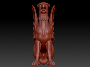saint-petersburg hermitage griffin 3Dモデル