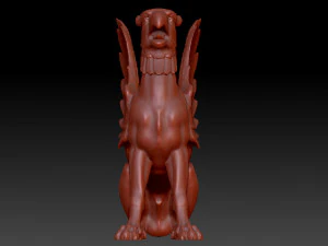 saint-petersburg hermitage griffin 3D Model