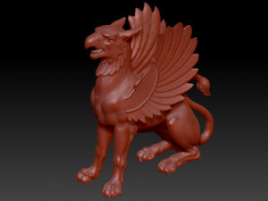 saint-petersburg hermitage griffin 3Dモデル