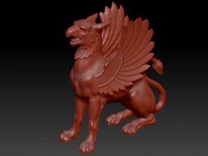 saint-petersburg hermitage griffin 3D Model