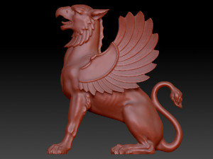 saint-petersburg hermitage griffin 3Dモデル
