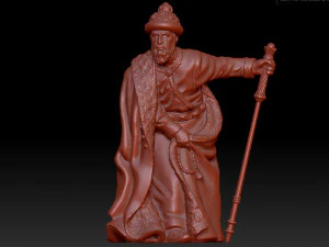 ivan iv the terrible sculpture 3D Model