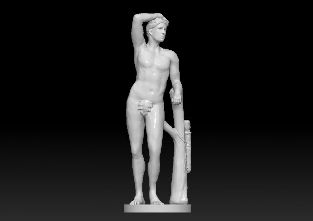 apollo fountain statue from monplaisir garden peterhof 3D Модель .c4d .max .obj .3ds .fbx .stl .blend 