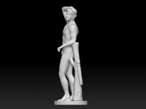 apollo fountain statue from monplaisir garden peterhof 3D Модель