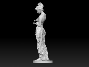 psyche fountain statue from monplaisir garden peterhof 3D मॉडल