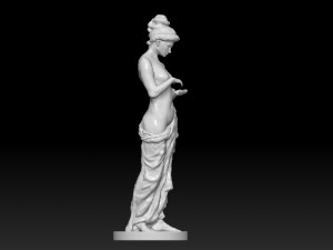 psyche fountain statue from monplaisir garden peterhof 3D मॉडल
