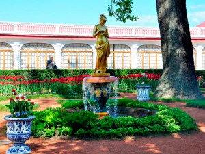 psyche fountain statue from monplaisir garden peterhof 3D Model