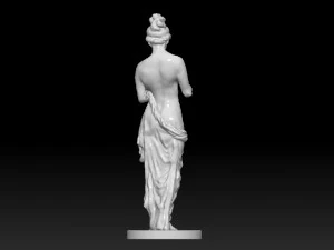 monplaisir garden fountain statues bundle 3D Model