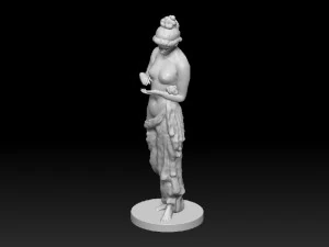monplaisir garden fountain statues bundle 3D Model