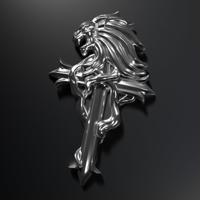 squall amulet 3D 打印模型 .c4d .max .obj .3ds .fbx .stl .blend 