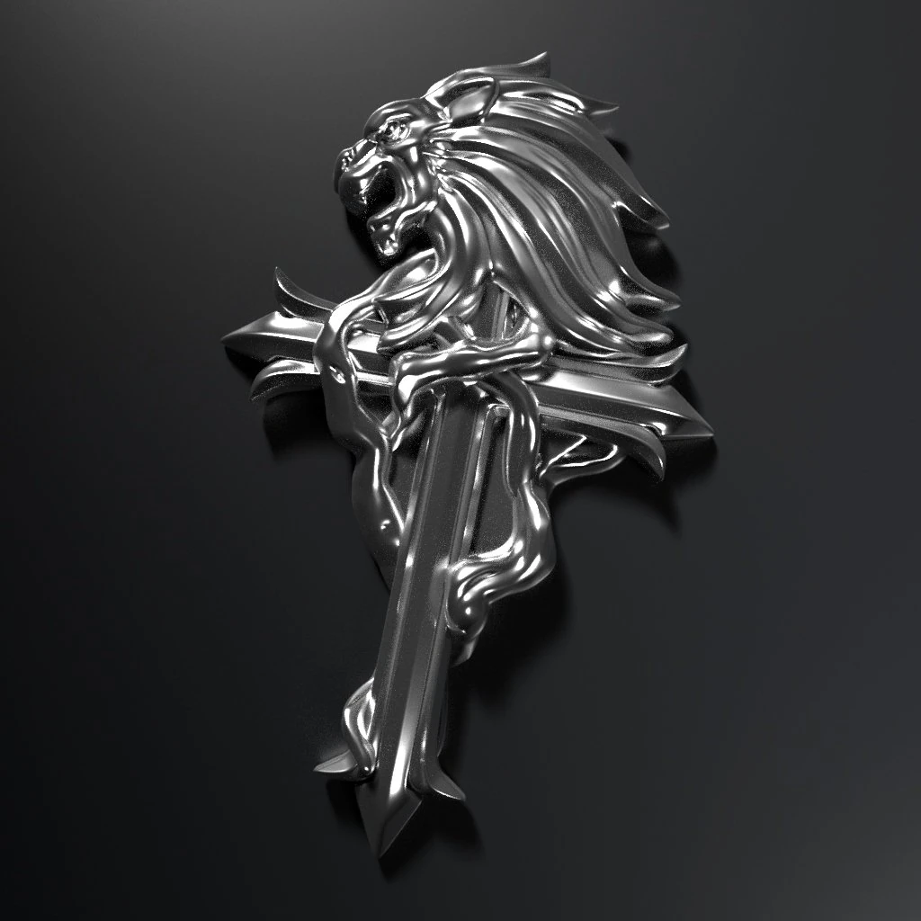 squall amulet 3D Print Model .c4d .max .obj .3ds .fbx .stl .blend 