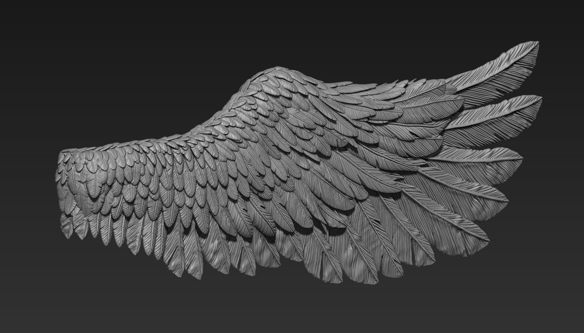 angel wings 3d model free