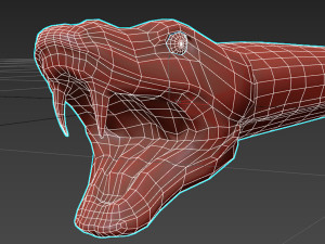 snake 3D Модель