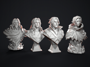 castlevania bust 3Dプリントモデル