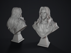 castlevania bust Modello di stampa 3D