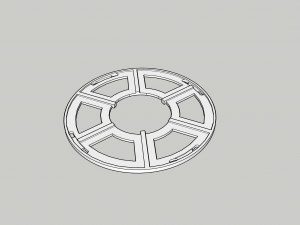 plastic spool 180 mm Modelo de Impressão 3D