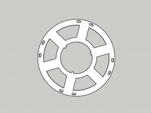 plastic spool 180 mm Modelo de Impressão 3D