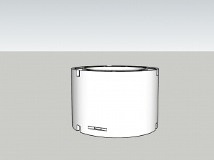 plastic spool 180 mm Modelo de Impressão 3D