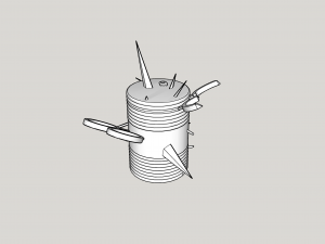 nail bomb from the last of us 3D Model