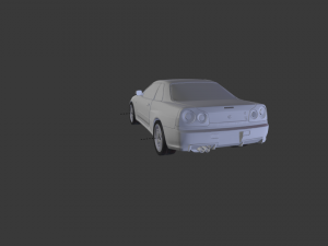 nissan skyline r34 25 25gt turbo 3D Модель